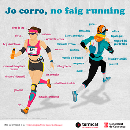 Jo corro, no faig running